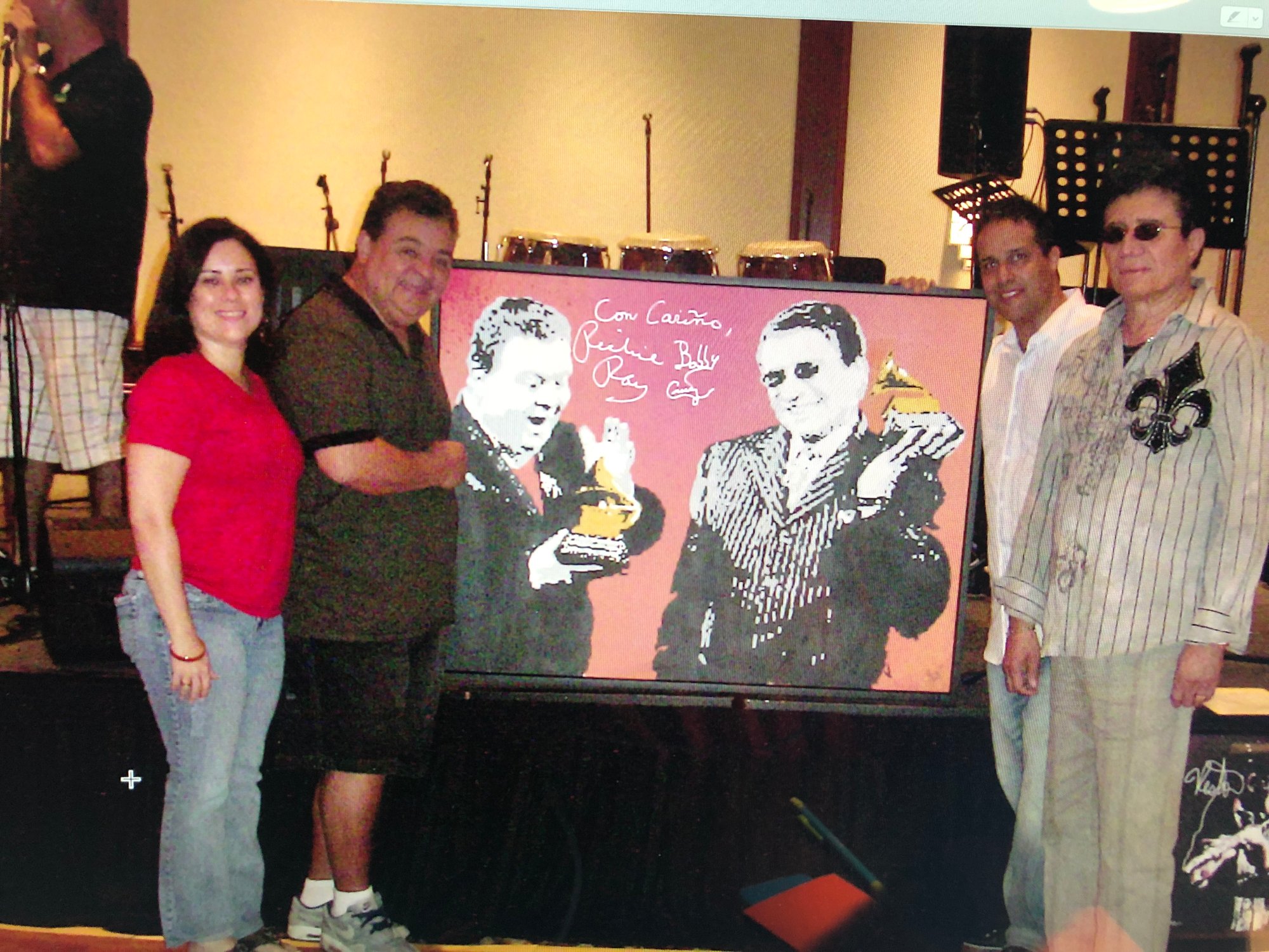 Artist Greg Batista and Richie Ray and bobby Cruz.HEIC