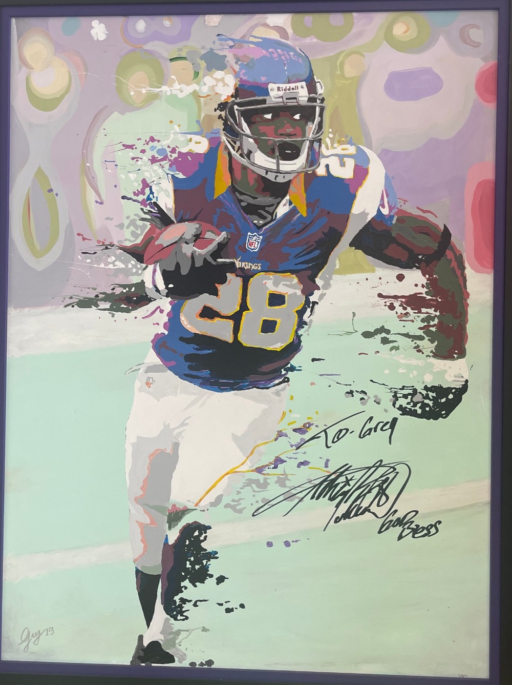 Adrian Peterson Paint